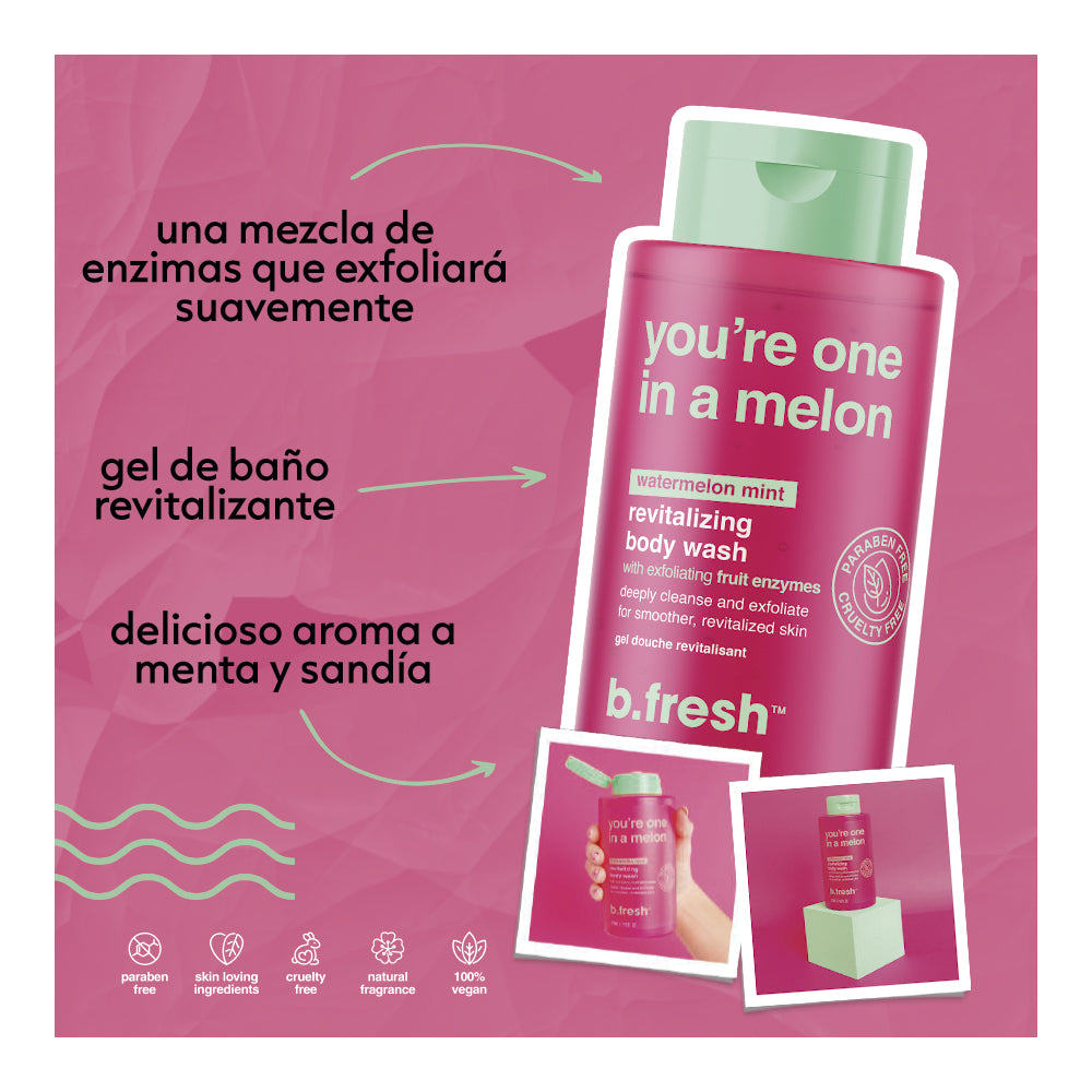 you're one in a melon - revitalizing body wash