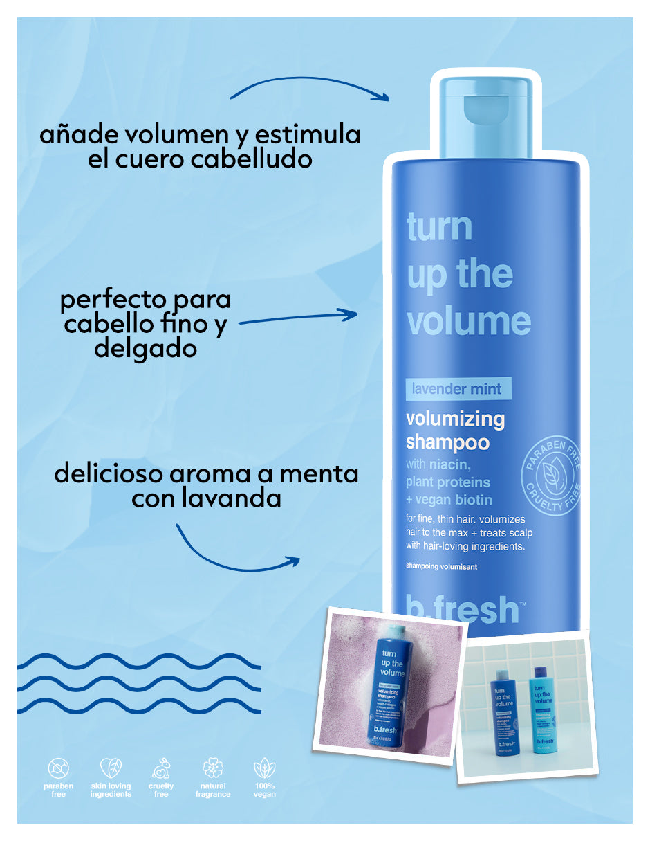 turn up the volume - Shampoo Voluminizador