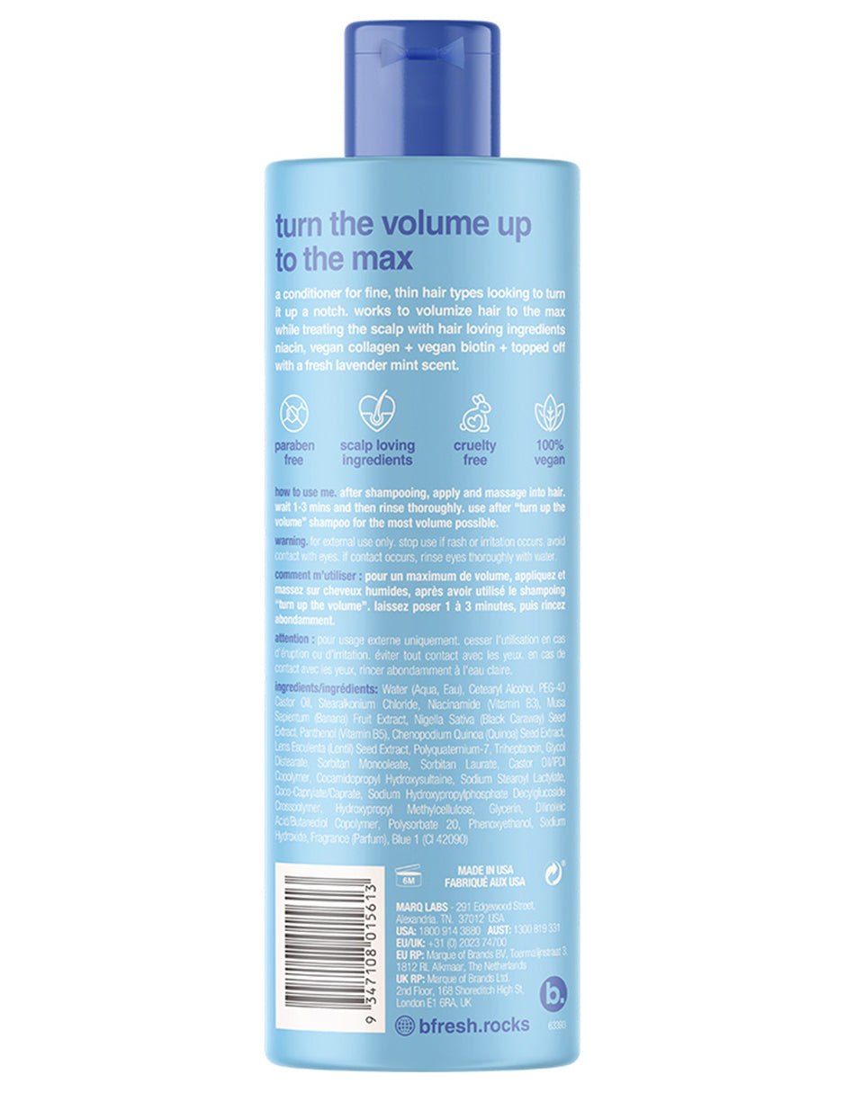 turn up the volume - Acondicionador Voluminizador