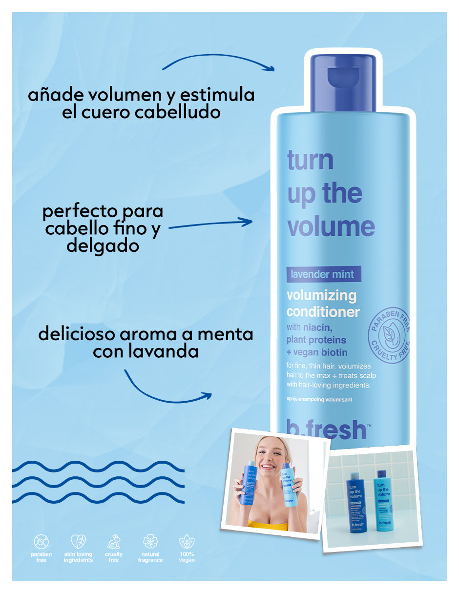 turn up the volume - Acondicionador Voluminizador