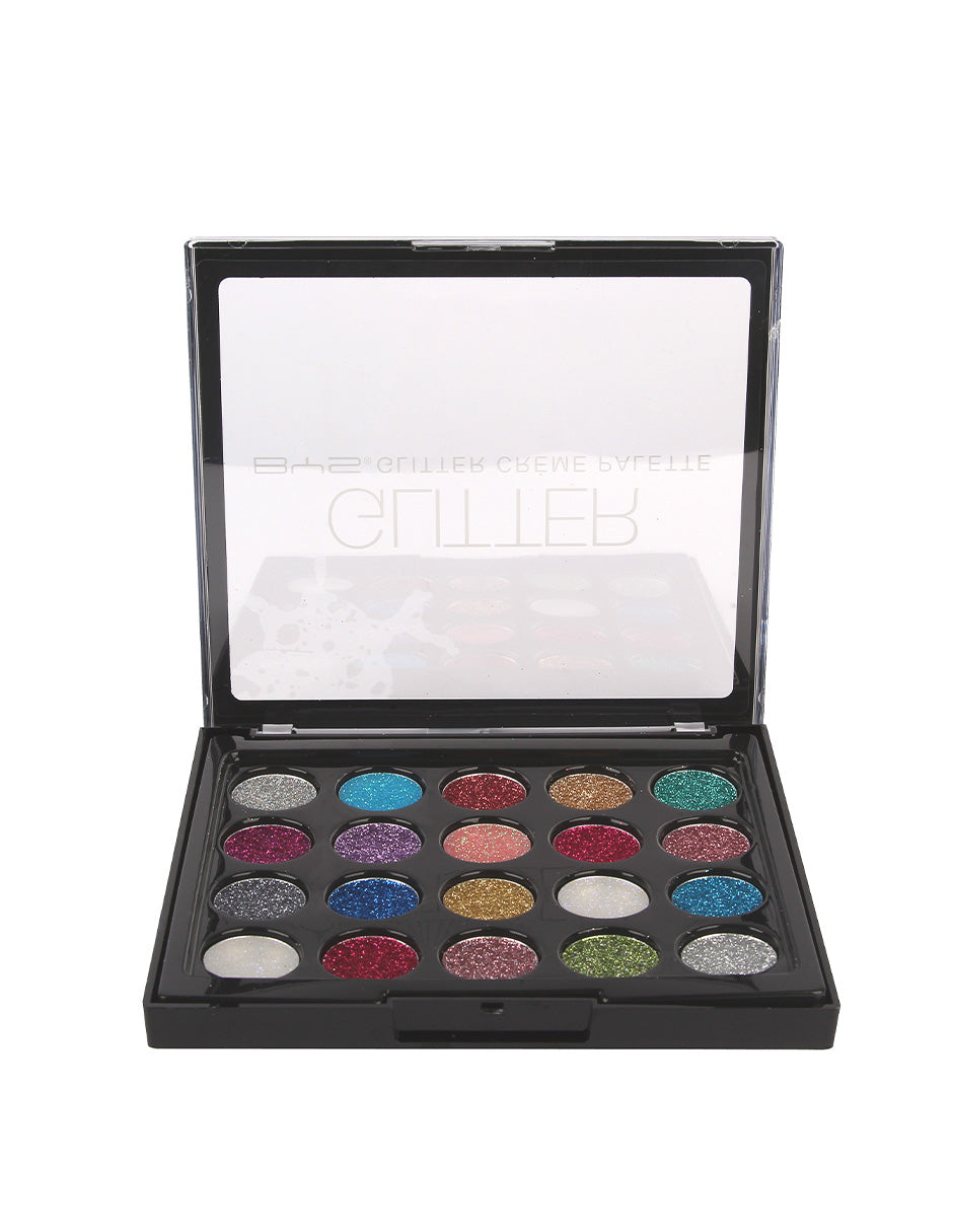 Paleta de Glitter en Gel de 20 Tonos