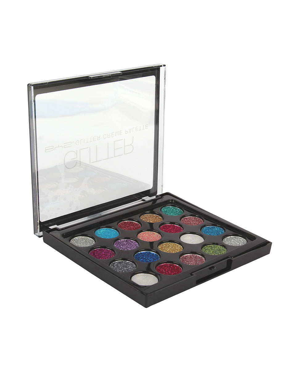 Paleta de Glitter en Gel de 20 Tonos
