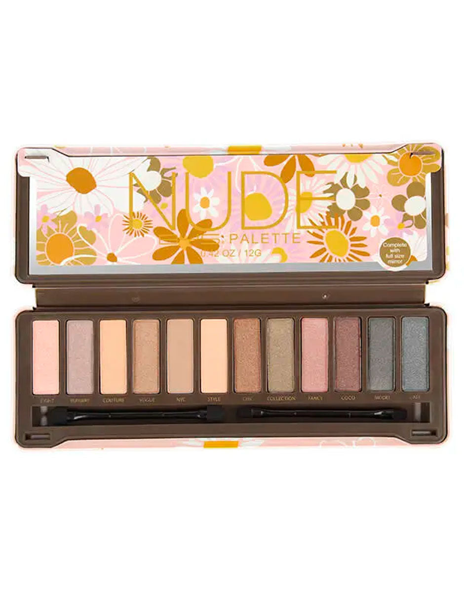 Paleta de sombras 12 tonos Nude