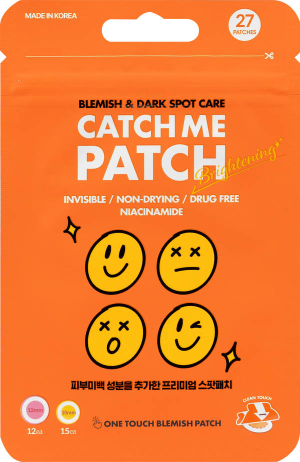 Parches Antiacné Iluminador con Niacinamida Catch Me Patch – 27 Piezas