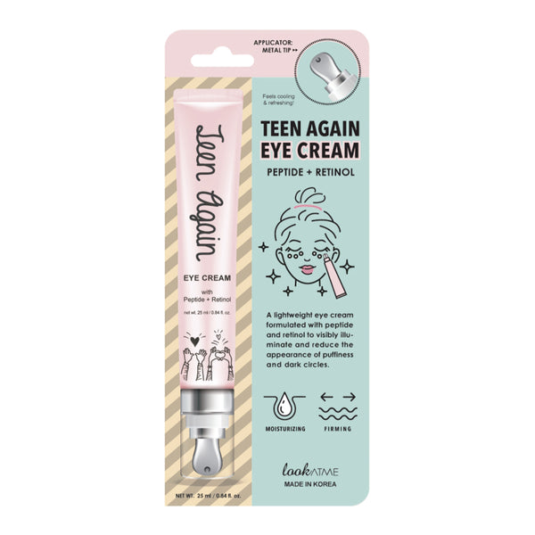 Crema para el contorno de ojos con aplicador de metal