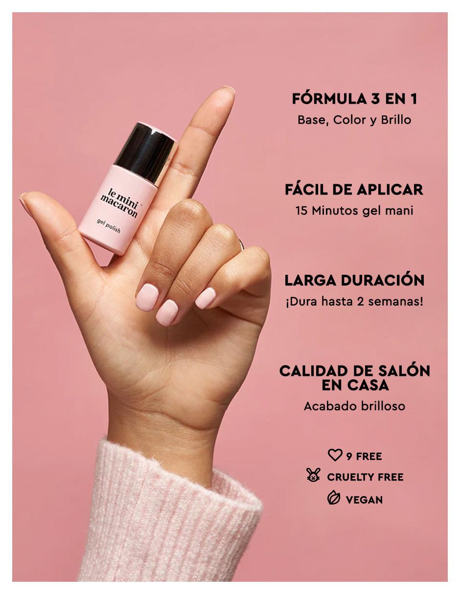 Kit para Manicure en Gel: Rose Gold