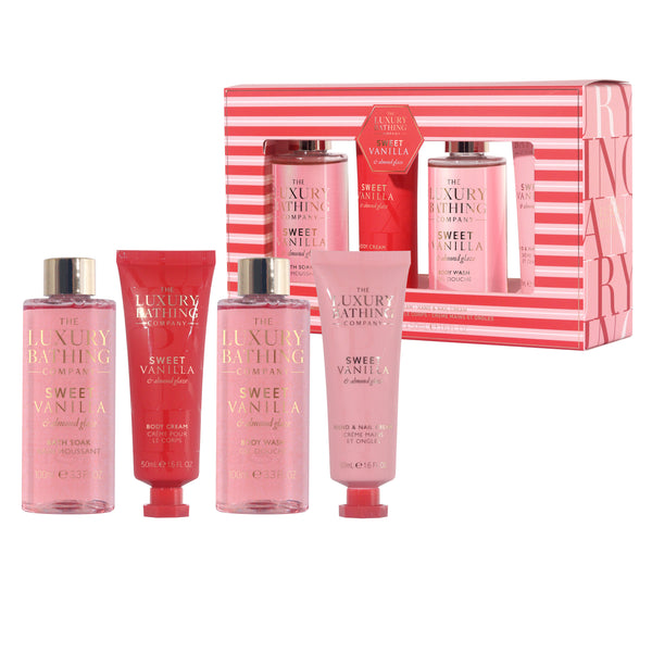 Set de Spa en Casa 4 piezas Sweet Vanilla & Almond