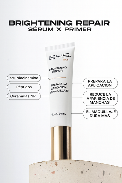 BYS Hybrid Hero Suero Reparador Iluminador + Primer