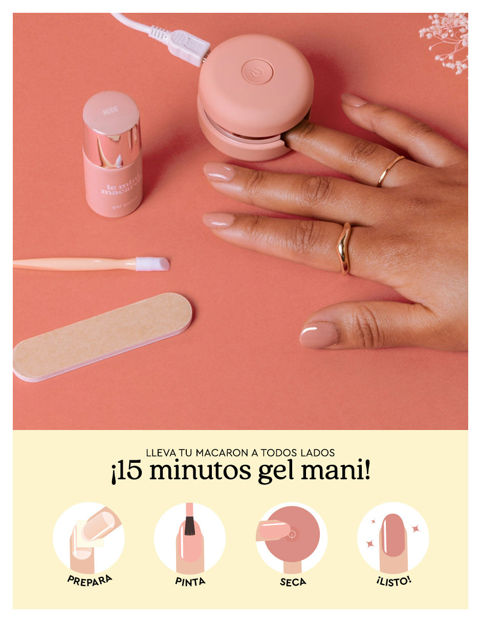 Kit para Manicure en Gel: Rose Gold