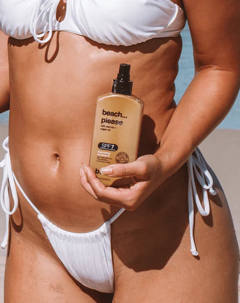 Beach Please… SPF7 – Aceite para Bronceado en Spray