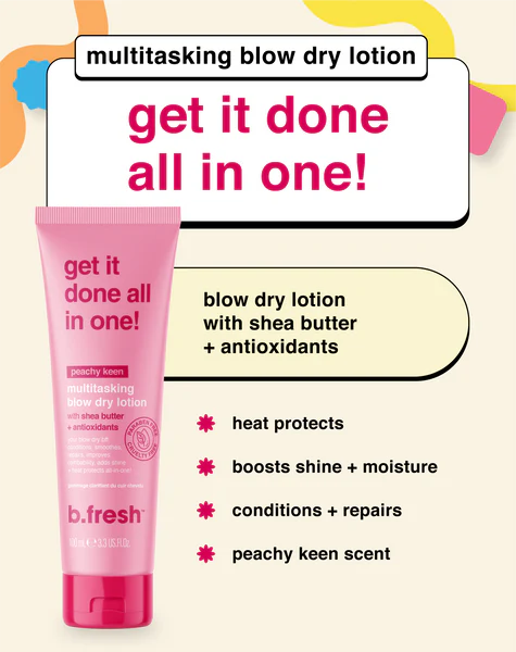 get it done all in one! - Loción para secar el cabello con secador multiusos