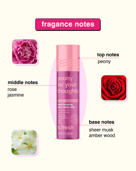 Peony for Your Thoughts – Bruma Capilar y Corporal para Concentración Mental