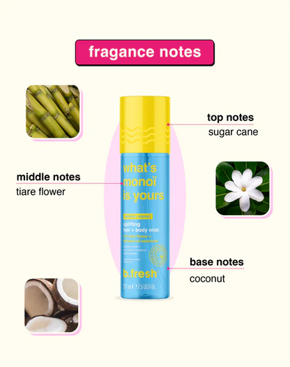 Monoï Is Yours – Bruma Revitalizante para Cabello + Cuerpo