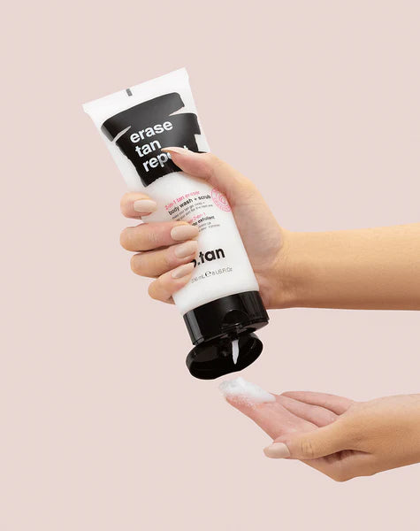 Erase Tan Repeat – Borrador de Bronceado 2 en 1