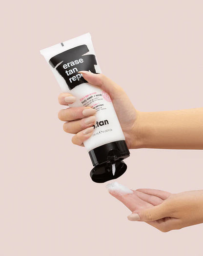 Erase Tan Repeat – Borrador de Bronceado 2 en 1